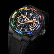 NSQUARE Snake Automatic Special Edition 46mm N51.8 Rainbow Black - Watches.com - N51.8 - BLACK