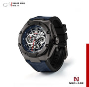 NSQUARE Snake King Automatic 46mm N10.19 Gray Metal Blue - Watches.com - N10.19