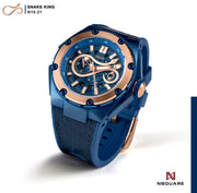 NSQUARE Snake King Automatic 46mm N10.21 Imperial Blue - Watches.com - N10.21