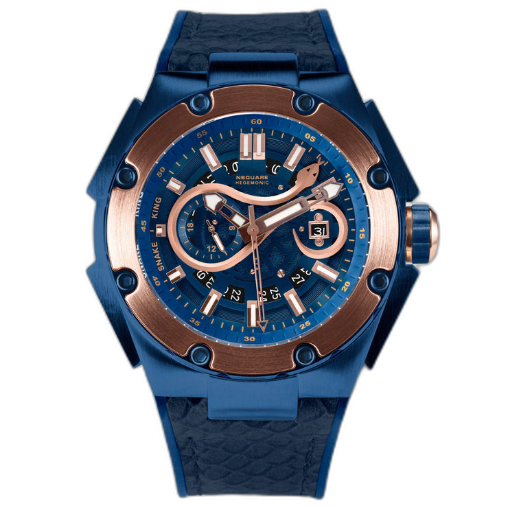 NSQUARE Snake King Automatic 46mm N10.21 Imperial Blue - Watches.com - N10.21