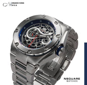 NSQUARE Snake King Automatic 46mm N10.6 Blue Steel - Watches.com - N10.6 - SS