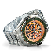 NSQUARE Snake King Automatic 46mm N10.9SS Green Magic - Watches.com - N10.9SS - BRACELET