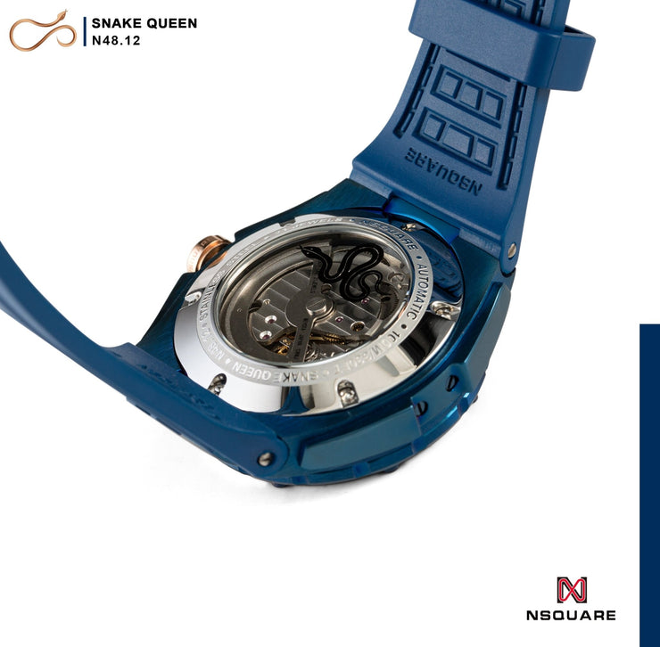 NSQUARE Snake Queen 39mm Automatic N48.12 Noble Blue - Watches.com - N48.12