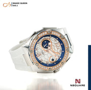 NSQUARE Snake Queen 39mm Automatic N48.3 Rose Gold White - Watches.com - N48.3