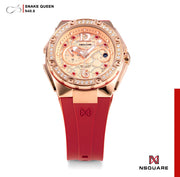 NSQUARE Snake Queen Automatic 39mm N48.6 Rose Gold Red - Watches.com - N48.6