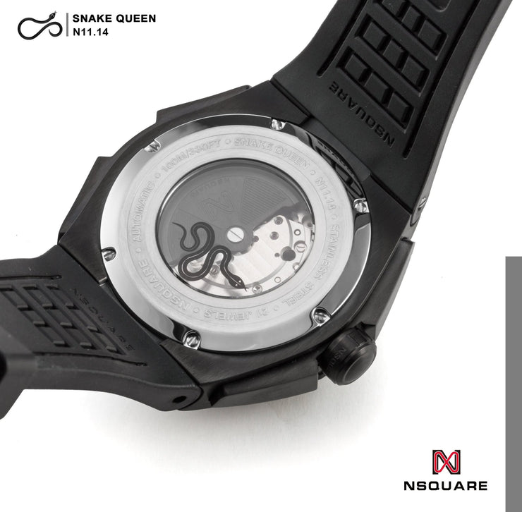 NSQUARE Snake Queen Automatic 46mm N11.14 Night Shade - Watches.com - N11.14