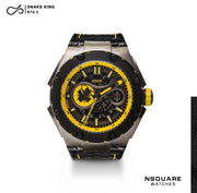 NSQUARE SnakeKing Automatic 46mm N10.3 Tour Yellow Black - Watches.com - N10.3 - BLACK