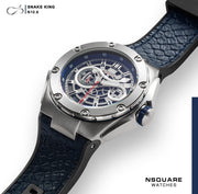 NSQUARE SnakeKing Automatic 46mm N10.6 Blue Steel - Watches.com - N10.6