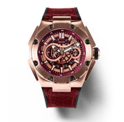 NSQUARE SnakeKing Automatic N10.1 RG Night Maroon - Watches.com - N10.1 - LEATHER - RUBBER