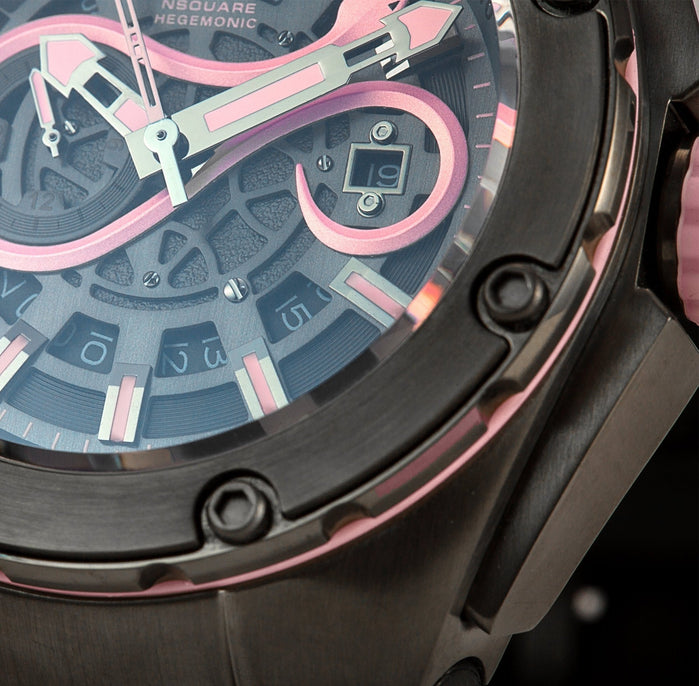 NSQUARE SnakeKing Automatic N10.12 Gray/Pink angled shot picture