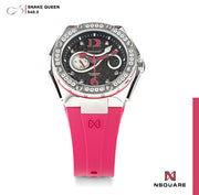 NSQUARE SnakeQueen 39mm Automatic N48.5 Cherry Red - Watches.com - N48.5 - CHERRY