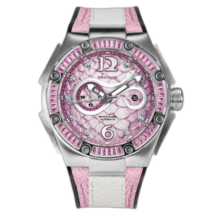 NSQUARE SnakeQueen Automatic N11.12 Sakura Pink - Watches.com - N11.12