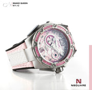 NSQUARE SnakeQueen Automatic N11.12 Sakura Pink - Watches.com - N11.12