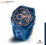 NSQUARE SnakeQueen Automatic Watch 46mm N11.10 Empress Blue - Watches.com - N11.10