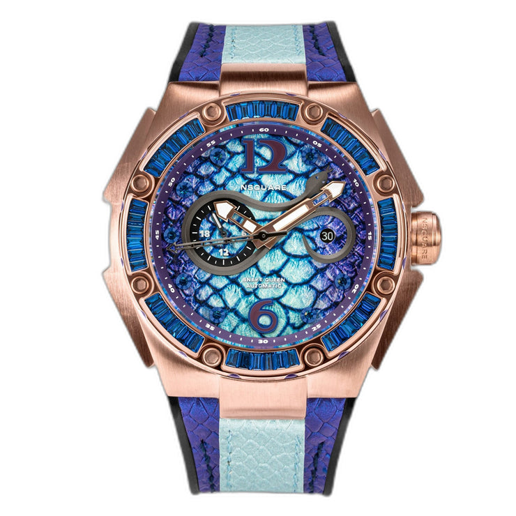 NSQUARE SnakeQueen Automatic Watch 46mm N11.13 Hyper Violet - Watches.com - N11.13