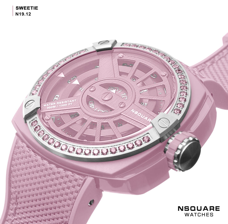 NSQUARE Sweetie 51mm N19.12 Pink - Watches.com - N19.12