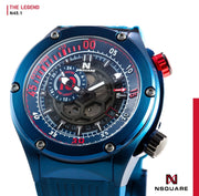 NSQUARE The Legend Automatic 45mm N45.1 Blue Limited Edition - Watches.com - N45.1