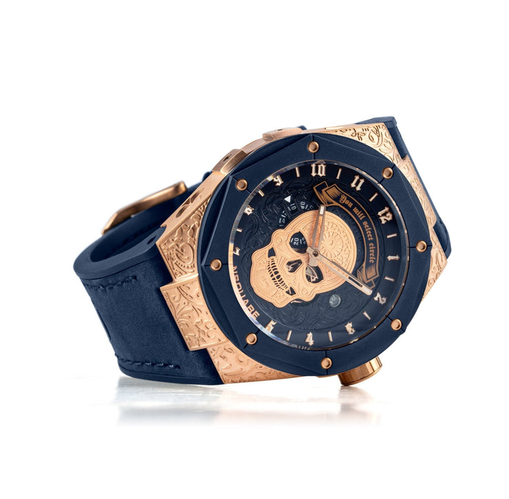 NSQUARE The Magician N44.2 Rose Gold Blue Limited Edition - Watches.com - N44.2