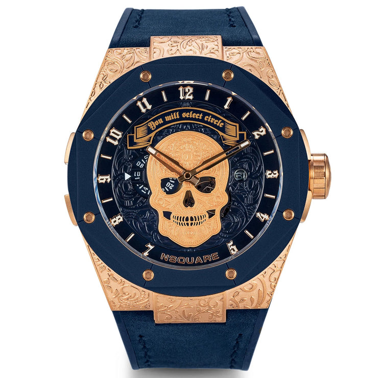 NSQUARE The Magician N44.2 Rose Gold Blue Limited Edition - Watches.com - N44.2