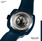 NSQUARE Voyager Automatic 51mm N25.2 Blue Black - Watches.com - N25.2