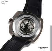 NSQUARE Voyager Automatic 51mm N25.3 Gunmetal Black - Watches.com - N25.3