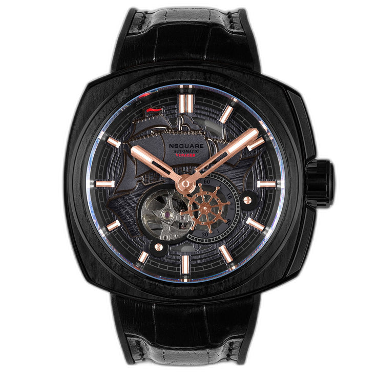 NSQUARE Voyager Automatic 51mm N25.4 Black - Watches.com - N25.4