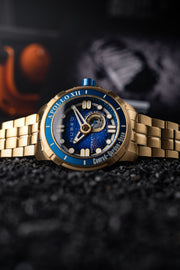 Nubeo Apollo 55th Automatic Limited Edition Medallion Gold - Watches.com - NB - 6093 - 44