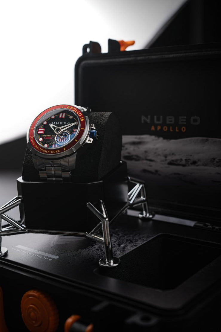 Nubeo Apollo 55th Automatic Limited Edition Rover Red - Watches.com - NB - 6093 - 33