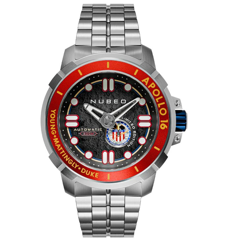 Nubeo Apollo 55th Automatic Limited Edition Rover Red - Watches.com - NB - 6093 - 33