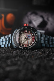 Nubeo Apollo 55th Automatic Limited Edition Space Blue - Watches.com - NB - 6093 - 55