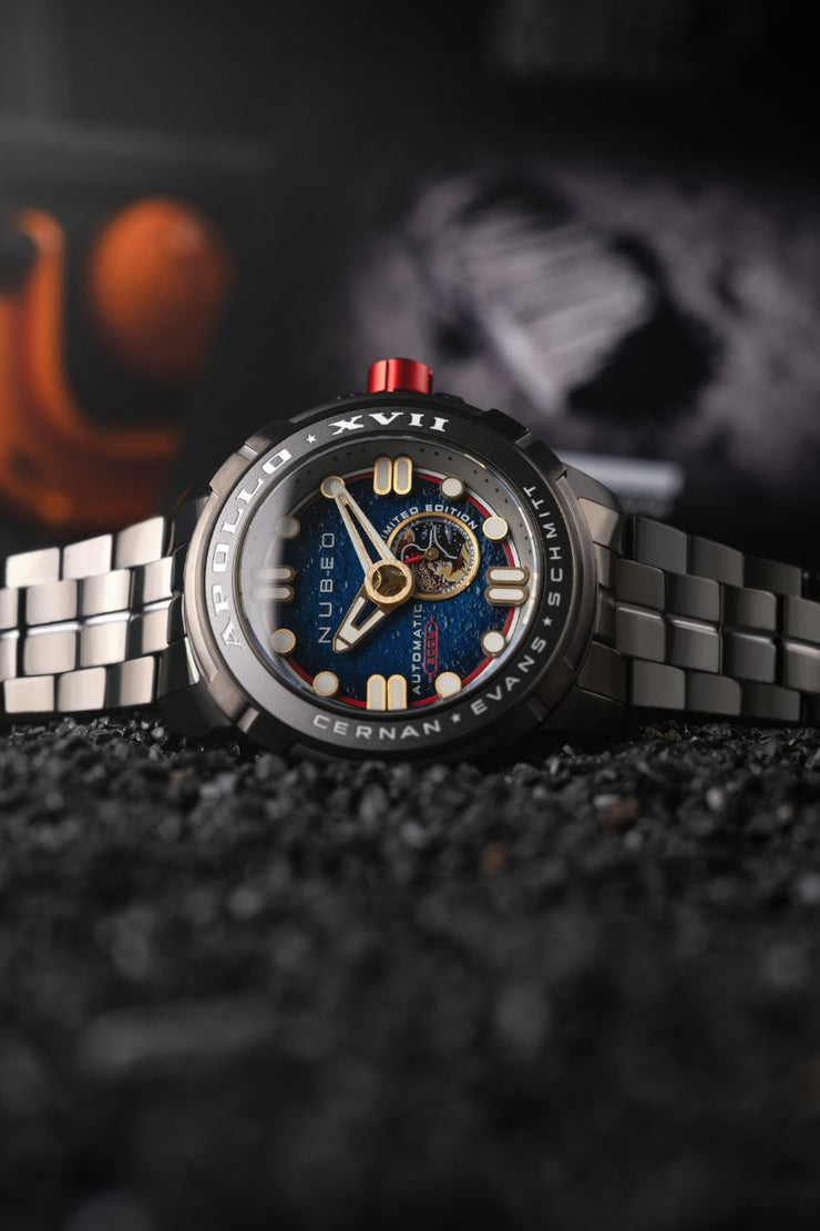 Nubeo Apollo 55th Automatic Limited Edition Space Grey - Watches.com - NB - 6093 - 66