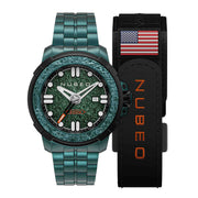 Nubeo Apollo Automatic Forest Green Limited Edition - Watches.com - NB - 6072 - 55