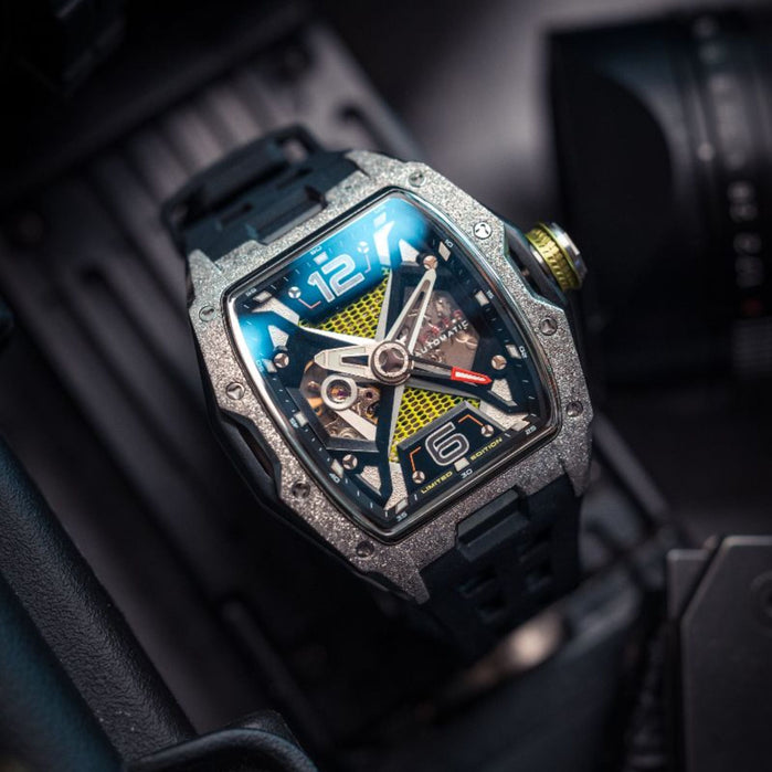 Nubeo Davinci Automatic Limited Edition Cosmic Dust angled shot picture