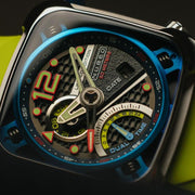 Nubeo Ecliptic Retrograde Dual Time Limited Edition Curious Blue - Watches.com - NB - 6096 - 01