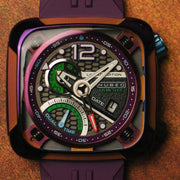 Nubeo Ecliptic Retrograde Dual Time Limited Edition Dark Violet - Watches.com - NB - 6096 - 06