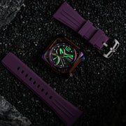 Nubeo Ecliptic Retrograde Dual Time Limited Edition Dark Violet - Watches.com - NB - 6096 - 06