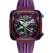 Nubeo Ecliptic Retrograde Dual Time Limited Edition Dark Violet - Watches.com - NB - 6096 - 06