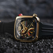 Nubeo Ecliptic Retrograde Dual Time Limited Edition Golden Black - Watches.com - NB - 6096 - 05