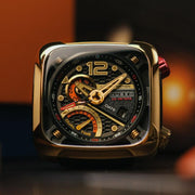 Nubeo Ecliptic Retrograde Dual Time Limited Edition Golden Black - Watches.com - NB - 6096 - 05