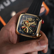 Nubeo Ecliptic Retrograde Dual Time Limited Edition Golden Black - Watches.com - NB - 6096 - 05