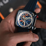 Nubeo Ecliptic Retrograde Dual Time Limited Edition Space Blue - Watches.com - NB - 6096 - 03