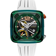 Nubeo Ecliptic Retrograde Dual Time Limited Edition Stark Green - Watches.com - NB - 6096 - 02