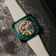 Nubeo Ecliptic Retrograde Dual Time Limited Edition Stark Green - Watches.com - NB - 6096 - 02