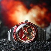 Nubeo Galileo Automatic Dark Red Limited Edition - Watches.com - NB - 6070 - 88