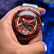 Nubeo Galileo Automatic Dark Red Limited Edition - Watches.com - NB - 6070 - 88