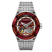 Nubeo Galileo Automatic Dark Red Limited Edition - Watches.com - NB - 6070 - 88