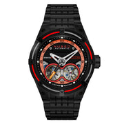 Nubeo Galileo Automatic Orange Black Limited Edition - Watches.com - NB - 6070 - AA