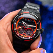 Nubeo Galileo Automatic Orange Black Limited Edition - Watches.com - NB - 6070 - AA