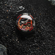 Nubeo Galileo Automatic Orange Black Limited Edition - Watches.com - NB - 6070 - AA