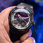 Nubeo Galileo Automatic Purple Black Limited Edition - Watches.com - NB - 6070 - BB